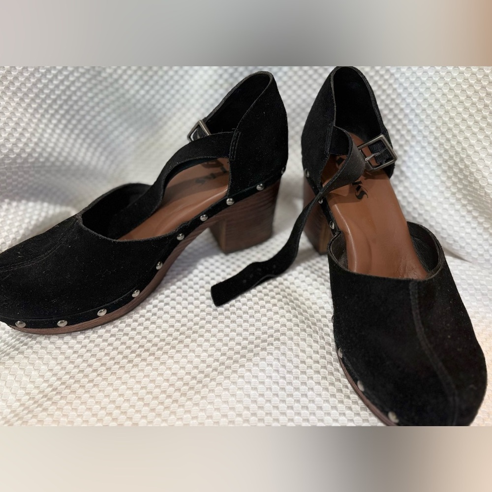 KORKS Evah studded chunky platform Mary Jane clog woman size 8 by Kork Ease